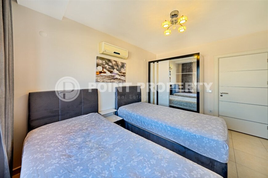 A comfortable 2+1 apartment, 90 m², with a sea view in a large complex, Avsallar district-id-10174-photo-8