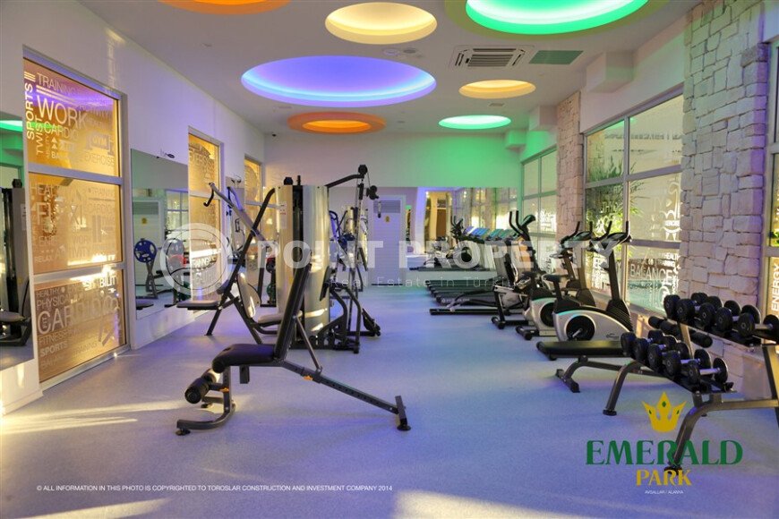 A comfortable 2+1 apartment, 90 m², with a sea view in a large complex, Avsallar district-id-10174-photo-14