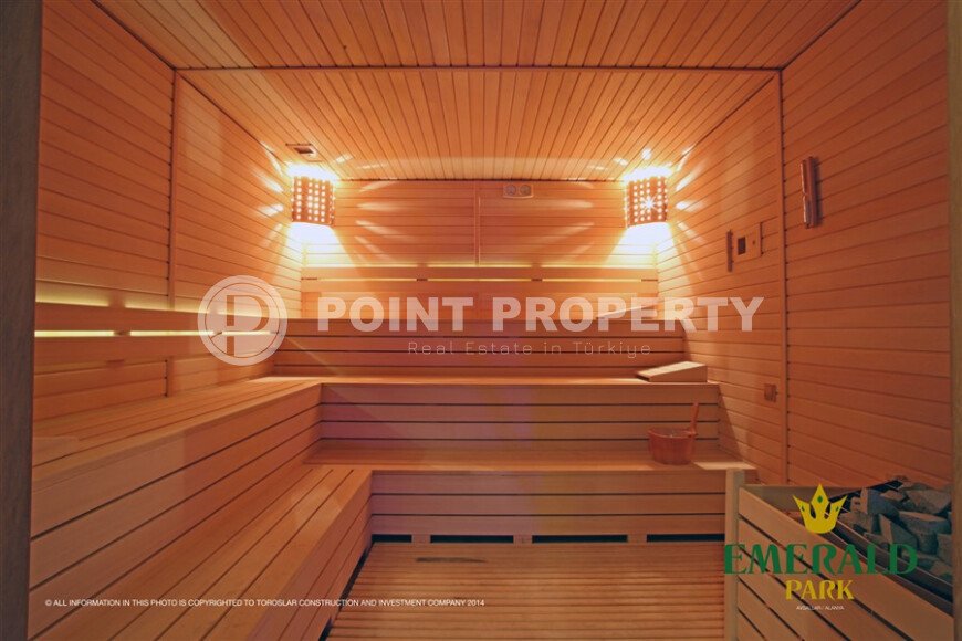 A comfortable 2+1 apartment, 90 m², with a sea view in a large complex, Avsallar district-id-10174-photo-16