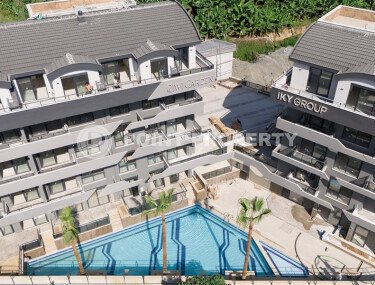 Линейные и двухуровневые квартиры в жилом комплексе на завершающем этапе строительства, в 1800 метрах от  моря-id-7406-фото-3