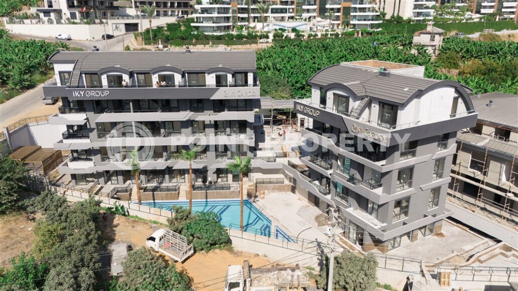 Линейные и двухуровневые квартиры в жилом комплексе на завершающем этапе строительства, в 1800 метрах от  моря-id-7406-фото-4