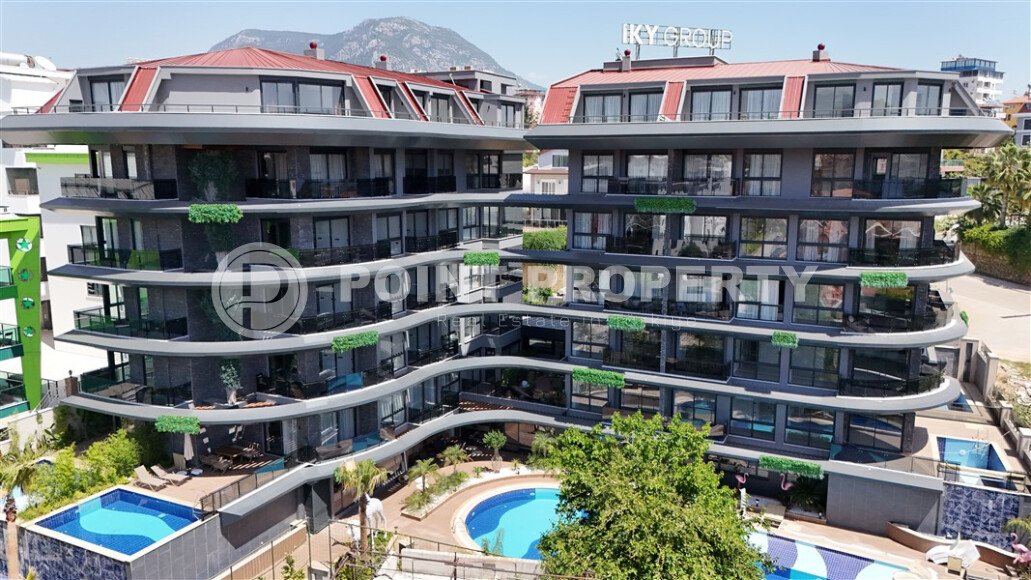 Новый малоэтажный инвестиционный проект от застройщика, в районе Кестель, квартиры 43 - 217 м2, в 250 метрах от моря-id-2653-фото-2