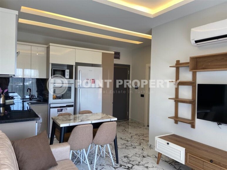 Светлая 1+1 квартира, 45 м² в районе Верхняя Оба с панорамными окнами-id-10176-фото-4