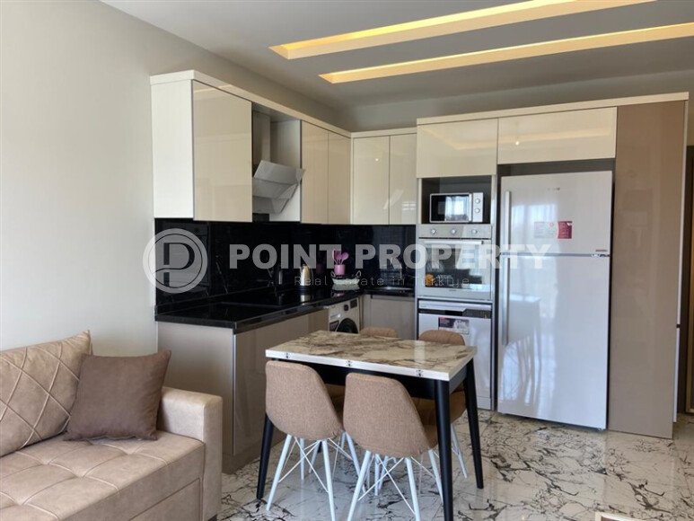 Светлая 1+1 квартира, 45 м² в районе Верхняя Оба с панорамными окнами-id-10176-фото-14