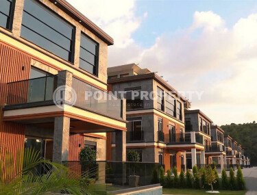 Modern 4+1 villa with a swimming pool and panoramic sea views in Kargicak, 280 m²-id-10180-photo-9