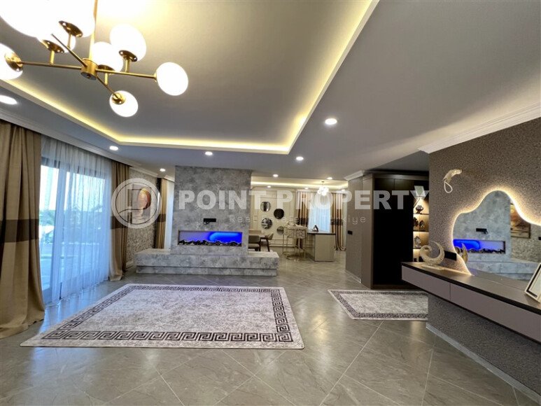 Видовая модерн-вилла 4+1, 280 м² с бассейном и панорамным видом на море в Каргыджаке-id-10180-фото-7