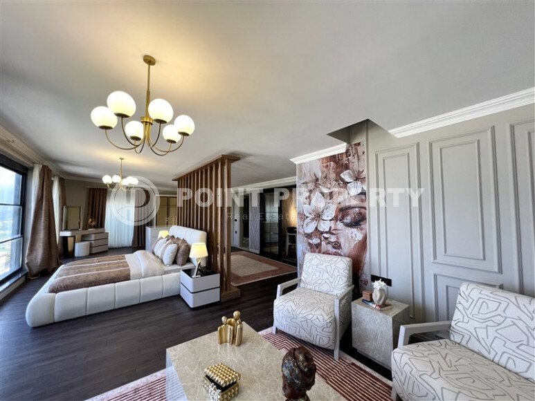 Видовая модерн-вилла 4+1, 280 м² с бассейном и панорамным видом на море в Каргыджаке-id-10180-фото-16