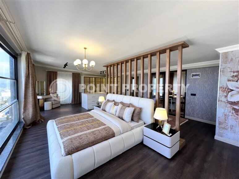 Видовая модерн-вилла 4+1, 280 м² с бассейном и панорамным видом на море в Каргыджаке-id-10180-фото-18