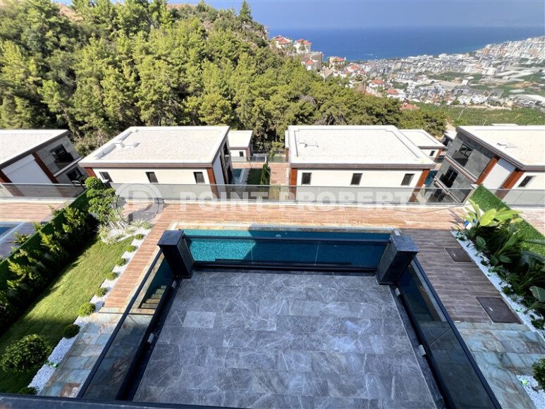 Видовая модерн-вилла 4+1, 280 м² с бассейном и панорамным видом на море в Каргыджаке-id-10180-фото-28