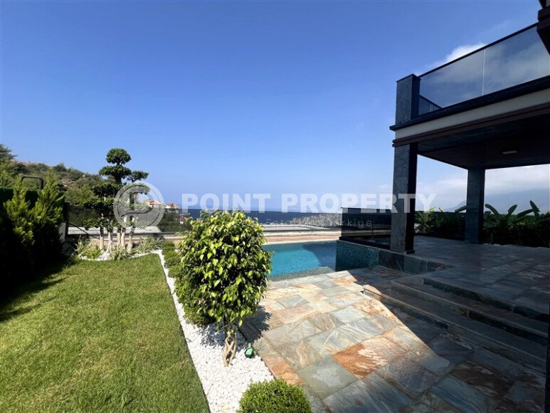 Видовая модерн-вилла 4+1, 280 м² с бассейном и панорамным видом на море в Каргыджаке-id-10180-фото-30