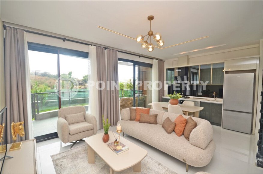Stylish 2+1 duplex, 90 m² in Kargicak with views of the green surroundings-id-10181-photo-1
