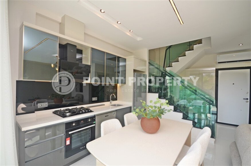 Stylish 2+1 duplex, 90 m² in Kargicak with views of the green surroundings-id-10181-photo-4