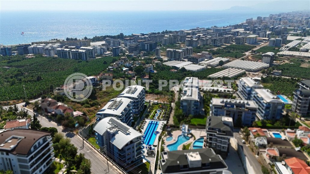 Garden duplex 2+1, 130 m² in Kargicak with a spacious terrace and infrastructure-id-10183-photo-11