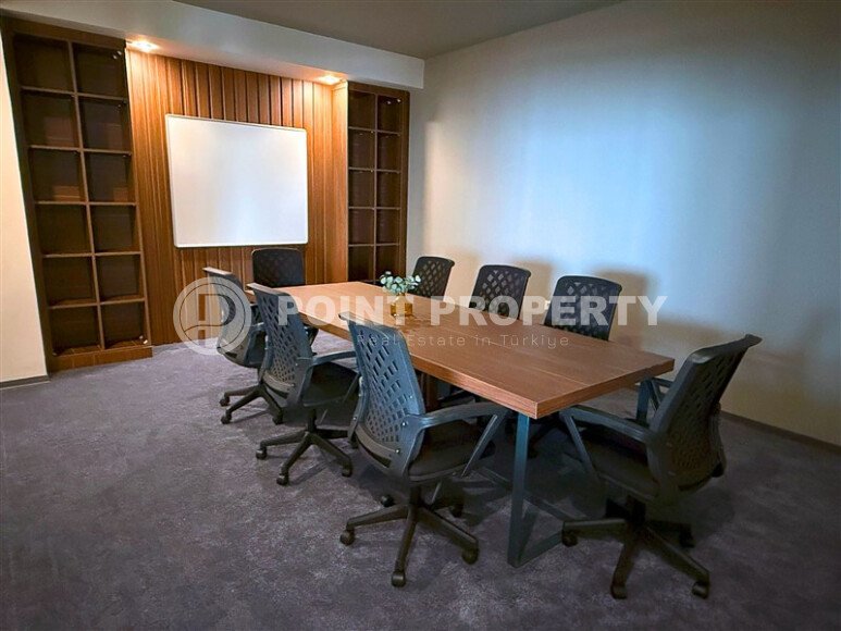 Garden duplex 2+1, 130 m² in Kargicak with a spacious terrace and infrastructure-id-10183-photo-12