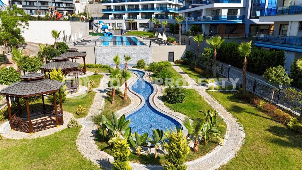 Garden duplex 2+1, 130 m² in Kargicak with a spacious terrace and infrastructure-id-10183-photo-15