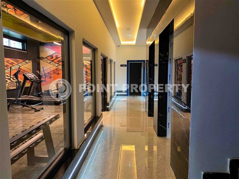 Светлая квартира 1+1, 65 м² в Махмутларе в комплексе с богатой инфраструктурой-id-10193-фото-17