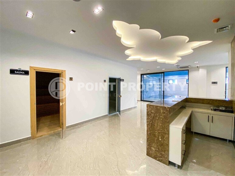 Светлая квартира 1+1, 65 м² в Махмутларе в комплексе с богатой инфраструктурой-id-10193-фото-18