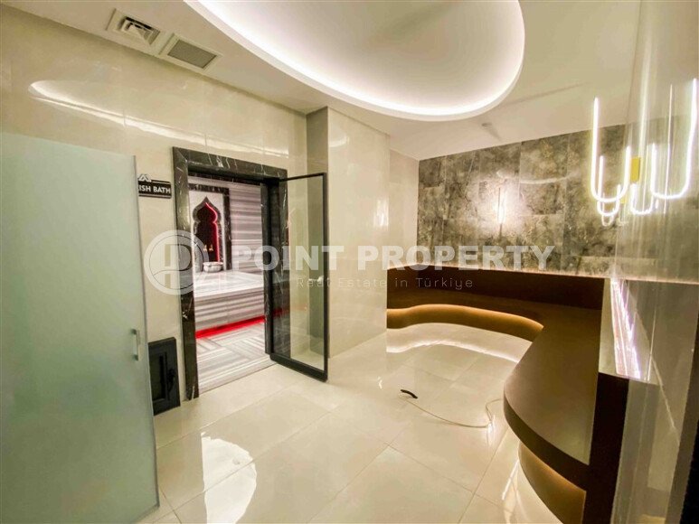 Светлая квартира 1+1, 65 м² в Махмутларе в комплексе с богатой инфраструктурой-id-10193-фото-20