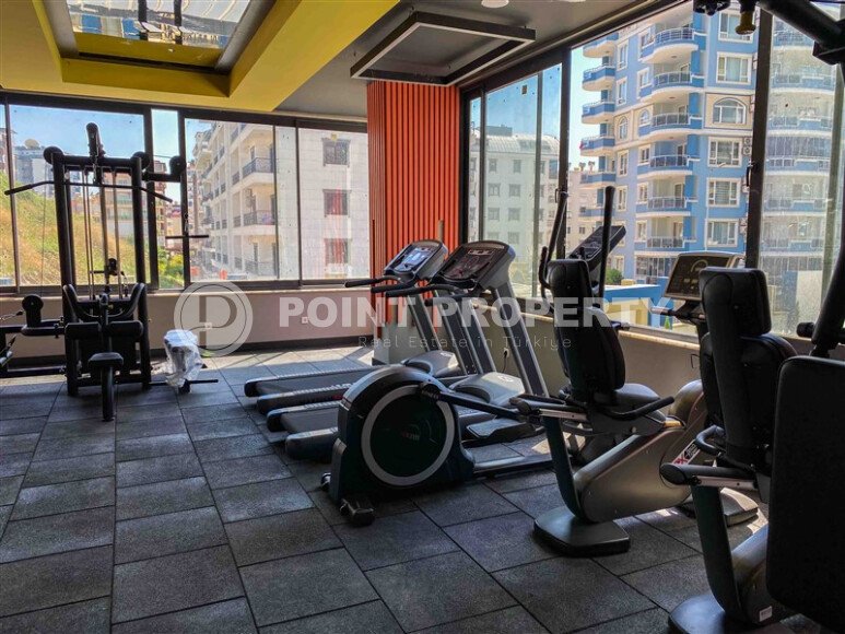 Светлая квартира 1+1, 65 м² в Махмутларе в комплексе с богатой инфраструктурой-id-10193-фото-21