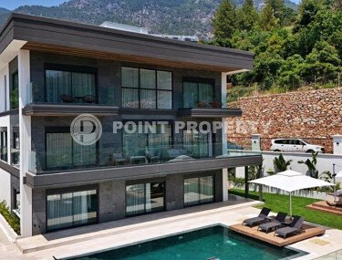 Stunning 4+1 villa, 525 m² in a modern style with panoramic views of the sea and the city-id-10196-photo-1