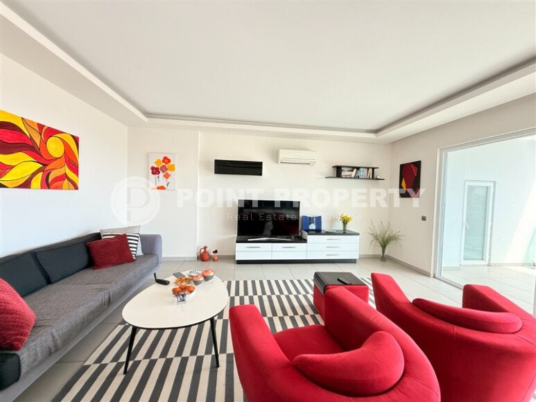 Cozy 2+1 apartment, 130 m² in Cikcilli with a residence permit and sea views-id-10201-photo-3