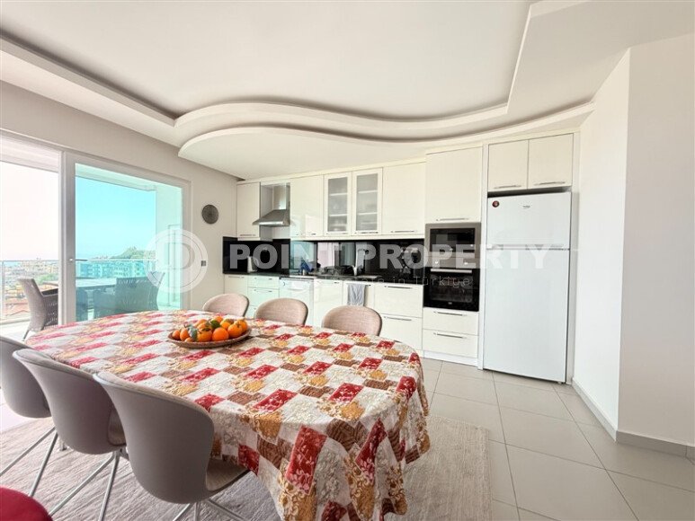 Cozy 2+1 apartment, 130 m² in Cikcilli with a residence permit and sea views-id-10201-photo-5
