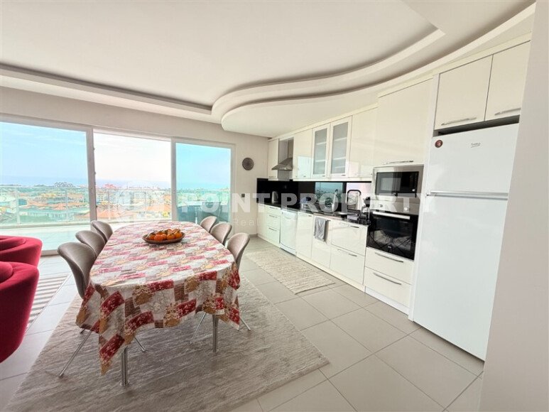 Cozy 2+1 apartment, 130 m² in Cikcilli with a residence permit and sea views-id-10201-photo-6