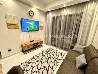 Современная квартира 1+1, 55 м² в Махмутларе с частичным видом на море-id-10204-фото-3