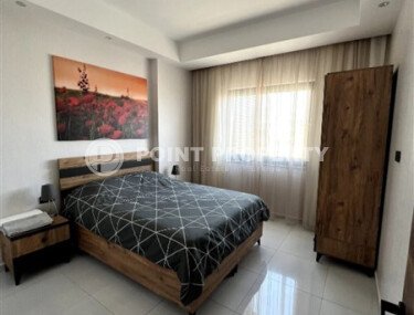 Современная квартира 1+1, 55 м² в Махмутларе с частичным видом на море-id-10204-фото-4