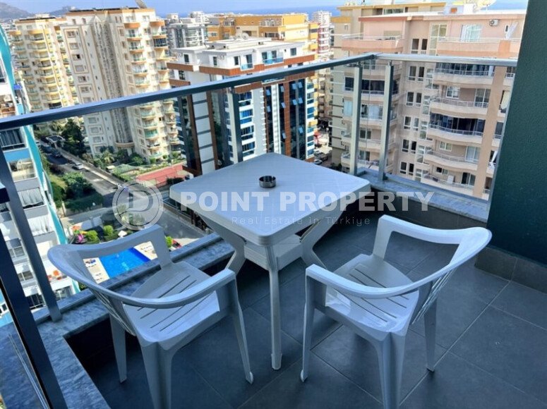 Современная квартира 1+1, 55 м² в Махмутларе с частичным видом на море-id-10204-фото-8