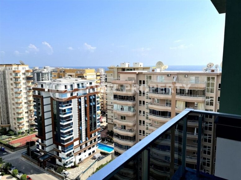 Современная квартира 1+1, 55 м² в Махмутларе с частичным видом на море-id-10204-фото-9