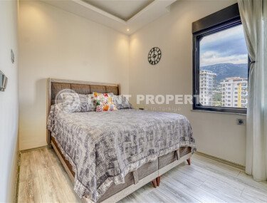 Стильная квартира 50 м² в районе Махмутлар с видом на море и крепость-id-10208-фото-5