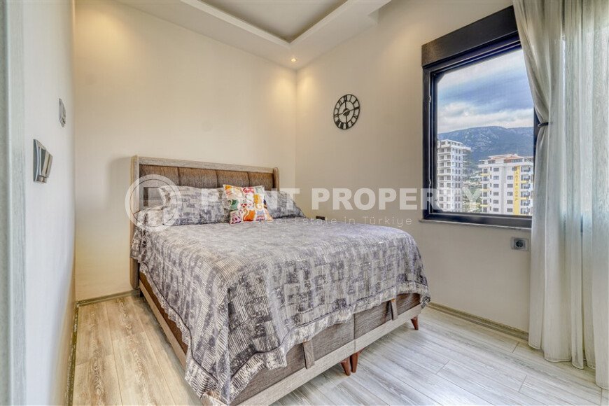 Stylish 50 m² apartment in Mahmutlar with sea and castle views-id-10208-photo-5