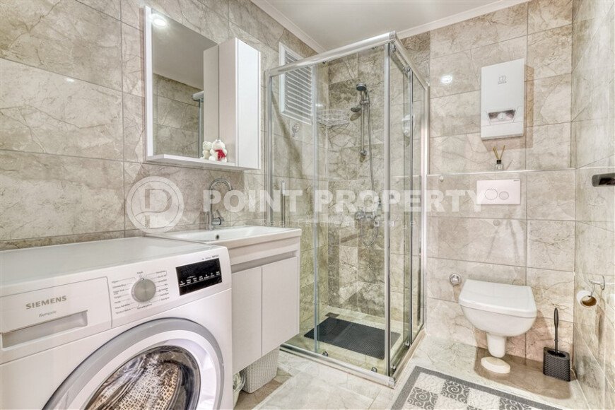 Stylish 50 m² apartment in Mahmutlar with sea and castle views-id-10208-photo-7