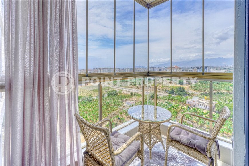 Stylish 50 m² apartment in Mahmutlar with sea and castle views-id-10208-photo-8
