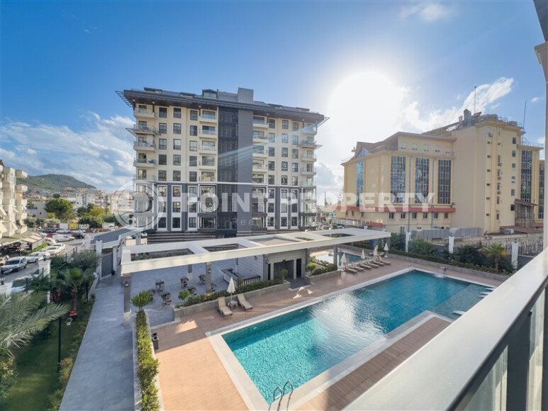 Elegant 2+1 apartment, 96 m² in the center of Alanya in the Cleopatra area with indoor parking and a residence permit-id-10217-photo-8