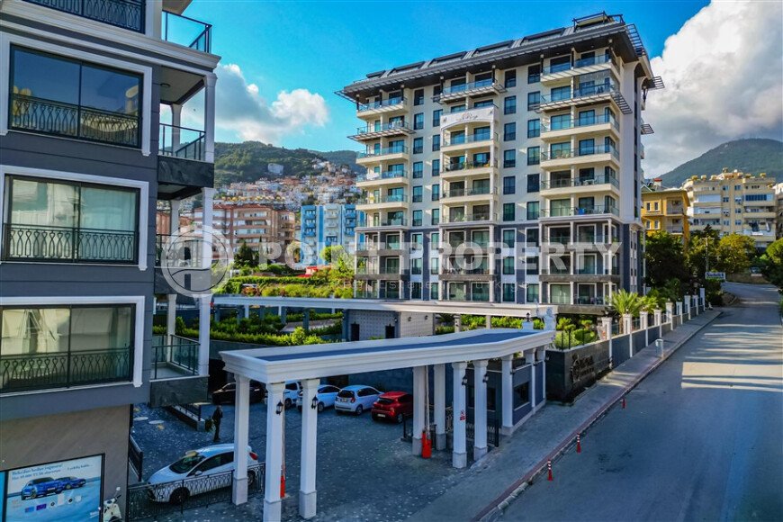 Elegant 2+1 apartment, 96 m² in the center of Alanya in the Cleopatra area with indoor parking and a residence permit-id-10217-photo-9