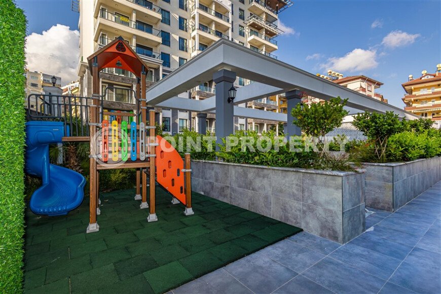 Elegant 2+1 apartment, 96 m² in the center of Alanya in the Cleopatra area with indoor parking and a residence permit-id-10217-photo-11