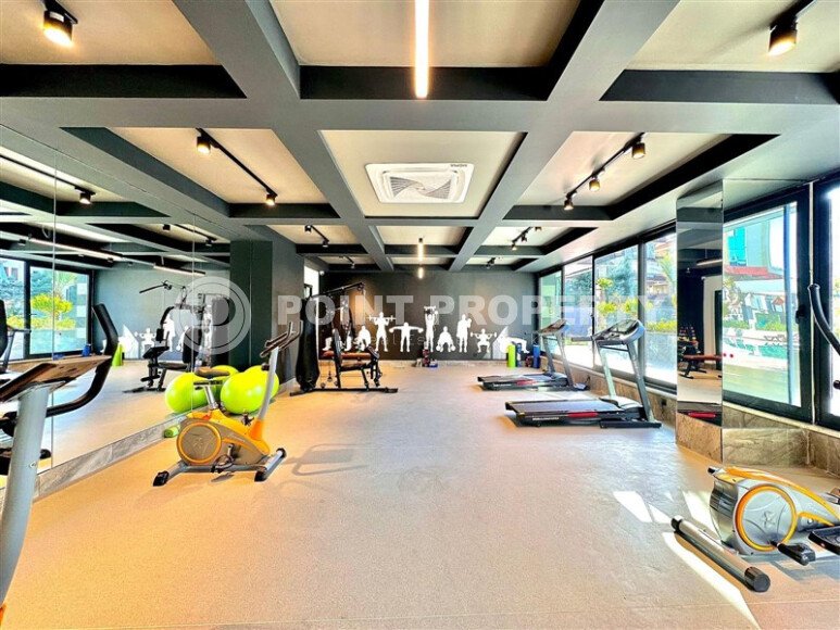 Elegant 2+1 apartment, 96 m² in the center of Alanya in the Cleopatra area with indoor parking and a residence permit-id-10217-photo-12