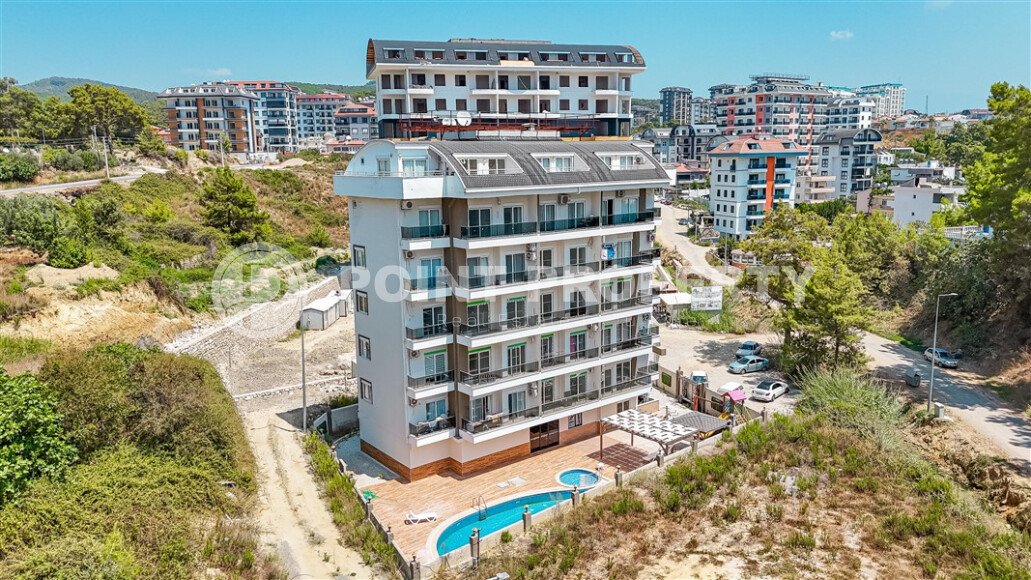 Новая квартира 1+1, 40 м² в Авсалларе в комплексе с бассейном и SPA-id-10218-фото-1