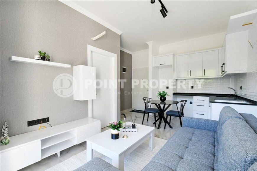 Стильная квартира 1+1, 42 м² в Авсалларе в комплексе с бассейнами и SPA-id-10219-фото-3