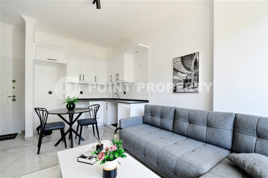 Стильная квартира 1+1, 42 м² в Авсалларе в комплексе с бассейнами и SPA-id-10219-фото-4