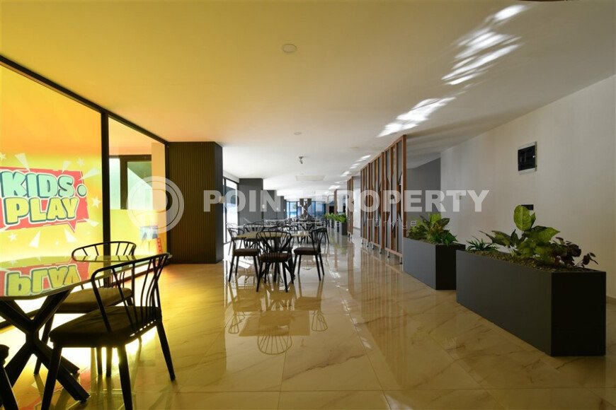 Стильная квартира 1+1, 42 м² в Авсалларе в комплексе с бассейнами и SPA-id-10219-фото-10