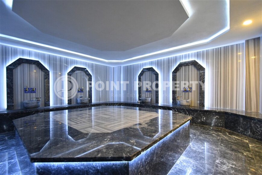 Стильная квартира 1+1, 42 м² в Авсалларе в комплексе с бассейнами и SPA-id-10219-фото-14