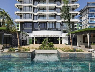 Дублекс 2+1 с выходом в сад в комплексе премиум класса в районе Каргыджак-id-10221-фото-1