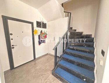 Дублекс 2+1 с выходом в сад в комплексе премиум класса в районе Каргыджак-id-10221-фото-5