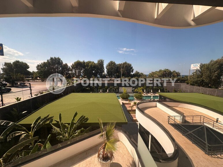 Дублекс 2+1 с выходом в сад в комплексе премиум класса в районе Каргыджак-id-10221-фото-6