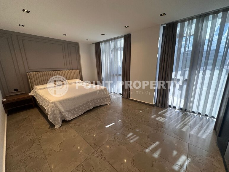 Дублекс 2+1 с выходом в сад в комплексе премиум класса в районе Каргыджак-id-10221-фото-8