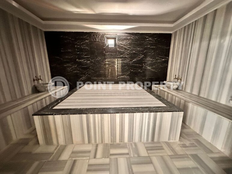 Дублекс 2+1 с выходом в сад в комплексе премиум класса в районе Каргыджак-id-10221-фото-10