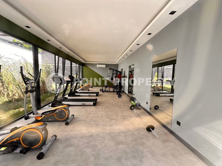 Дублекс 2+1 с выходом в сад в комплексе премиум класса в районе Каргыджак-id-10221-фото-13